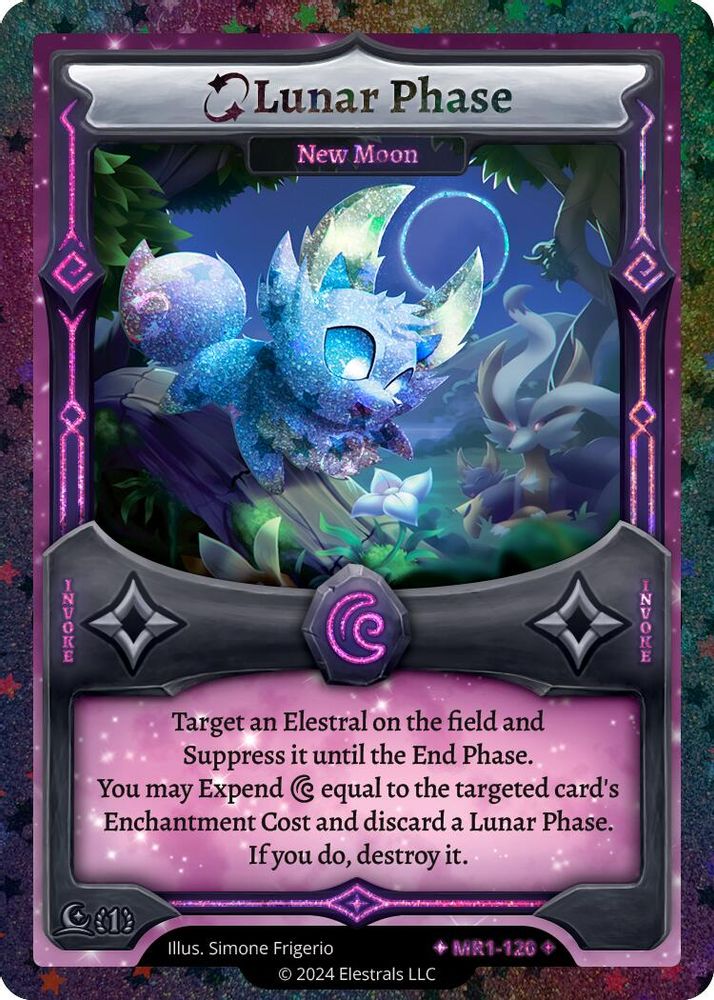 Lunar Phase - New Moon (Stellar), Standard, front