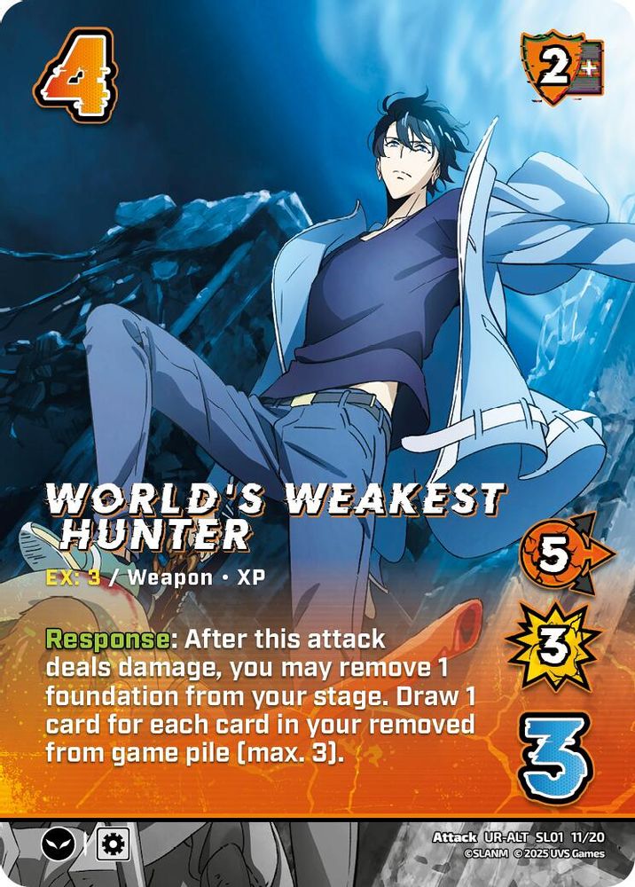 World's Weakest Hunter (Alternate Art), Foil, front