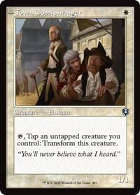 Town Gossipmonger (Retro Frame), Innistrad Remastered