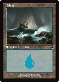 Island (291) (Retro Frame), Innistrad Remastered