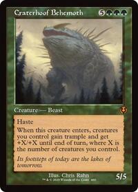 Craterhoof Behemoth (Retro Frame), Innistrad Remastered