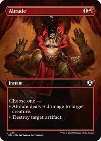 Abrade (Borderless), Innistrad Remastered