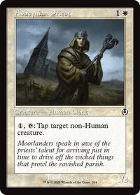 Avacynian Priest (Retro Frame), Innistrad Remastered