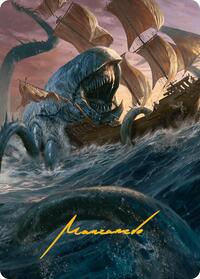 Hullbreaker Horror Art Card (Gold-Stamped Signature), Art Series: Innistrad Remastered