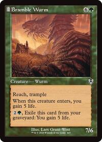 Bramble Wurm (Retro Frame), Innistrad Remastered