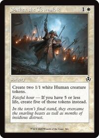 Gather the Townsfolk (Retro Frame), Innistrad Remastered