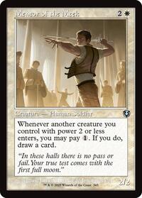 Mentor of the Meek (Retro Frame), Innistrad Remastered