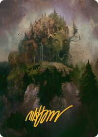 Cultivator Colossus Art Card (Gold-Stamped Signature), Art Series: Innistrad Remastered