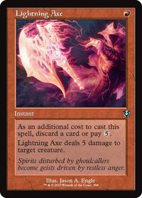 Lightning Axe (Retro Frame), Innistrad Remastered