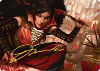 Blood Artist Art Card (Gold-Stamped Signature), Art Series: Innistrad Remastered