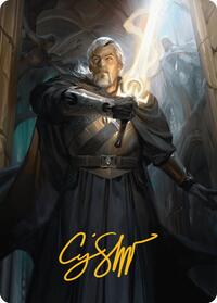 Odric, Lunarch Marshal Art Card (Gold-Stamped Signature), Art Series: Innistrad Remastered
