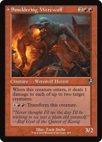 Smoldering Werewolf (Retro Frame), Innistrad Remastered
