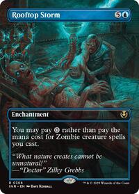 Rooftop Storm (Borderless), Innistrad Remastered