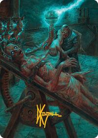 Rooftop Storm Art Card (Gold-Stamped Signature), Art Series: Innistrad Remastered
