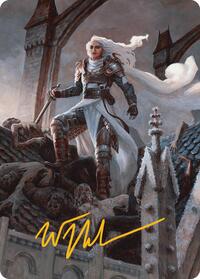 Thalia, Heretic Cathar Art Card (Gold-Stamped Signature), Art Series: Innistrad Remastered