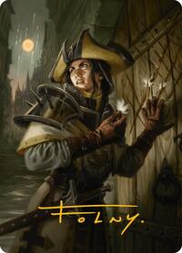 Thraben Inspector Art Card (Gold-Stamped Signature), Art Series: Innistrad Remastered