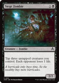 Siege Zombie, Innistrad Remastered
