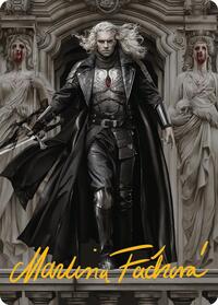 Sorin, Imperious Bloodlord Art Card (Gold-Stamped Signature), Art Series: Innistrad Remastered