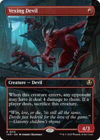 Vexing Devil (Borderless), Innistrad Remastered