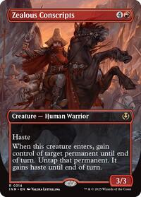 Zealous Conscripts (Borderless), Innistrad Remastered