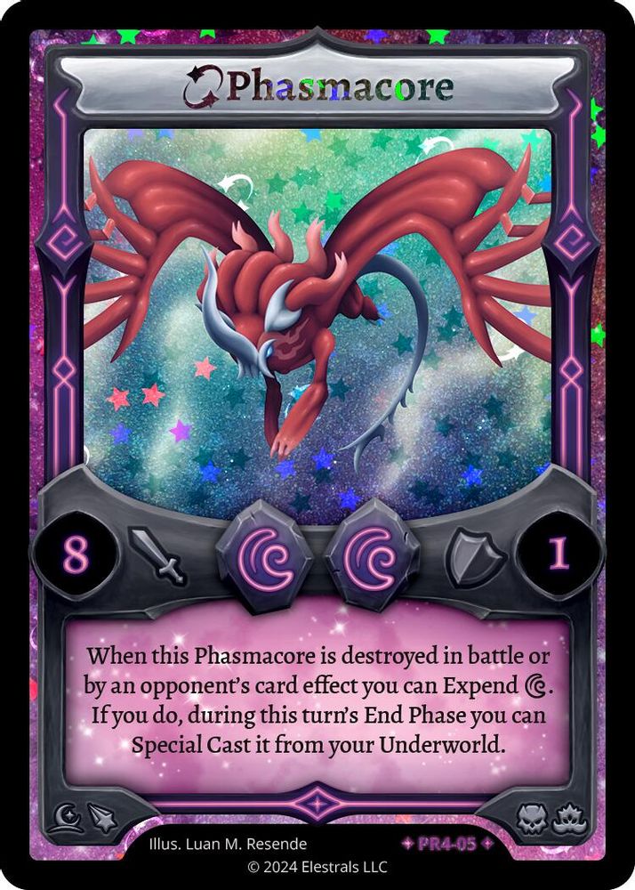 Phasmacore, Holo, front