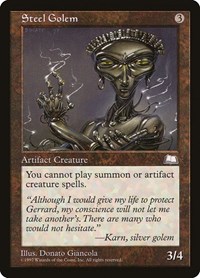 Steel Golem, Weatherlight