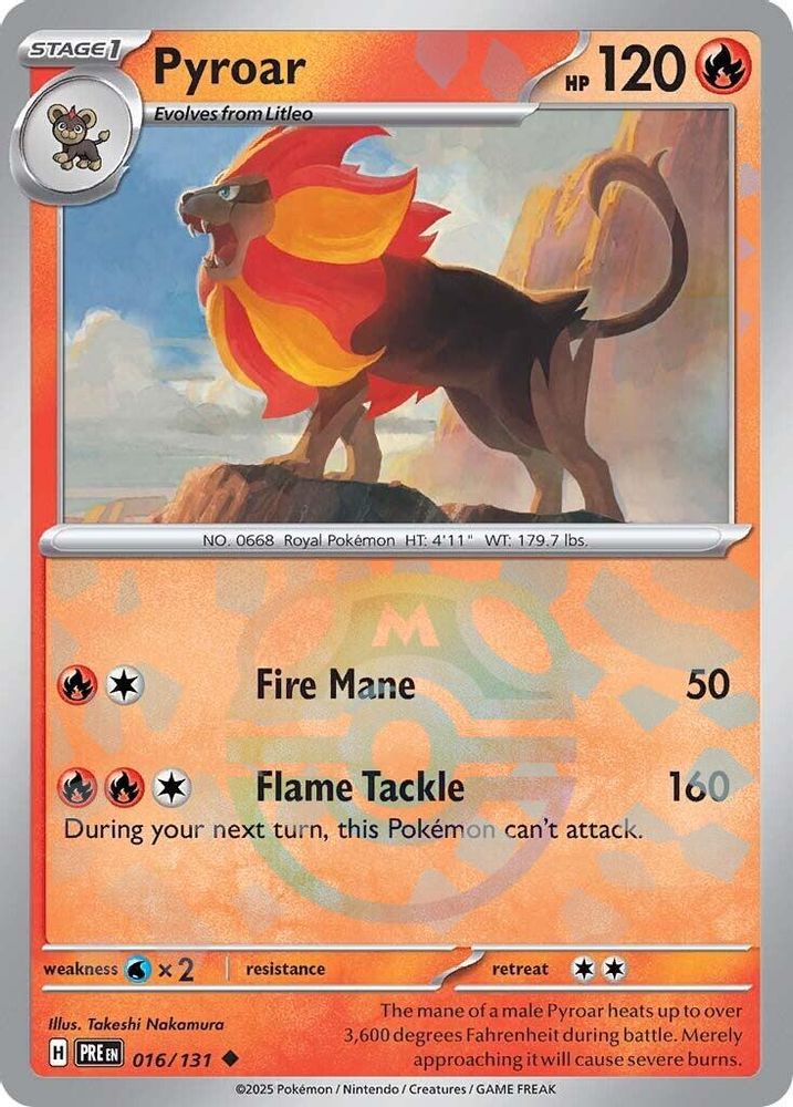 Pyroar (Master Ball Pattern)