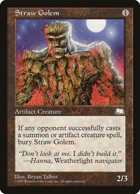 Straw Golem, Weatherlight