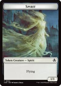 Spirit // Human (0002) Double-Sided Token, Innistrad Remastered