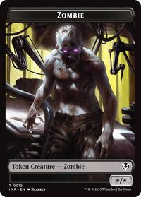 Zombie (0011) // Zombie (0012) Double-Sided Token, Innistrad Remastered