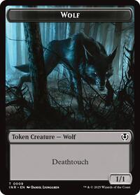 Wolf (0009) // Wolf (0018) Double-Sided Token, Innistrad Remastered