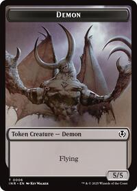 Demon // Human Cleric Double-Sided Token, Innistrad Remastered