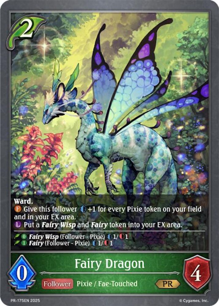 Fairy Dragon, Standard, front