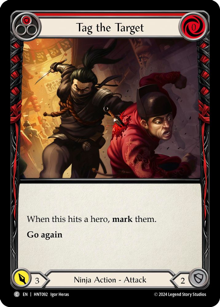 Tag the Target (Red), Standard, front