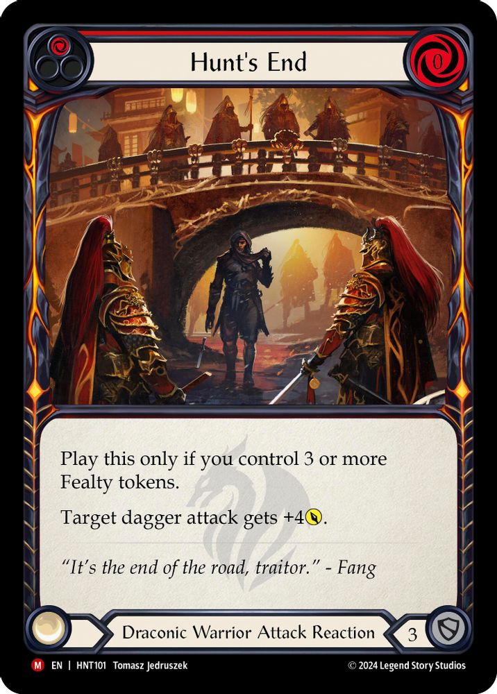 Hunt's End, Standard, front