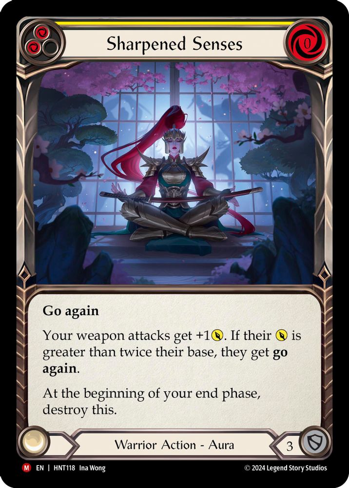 Sharpened Senses, Standard, front