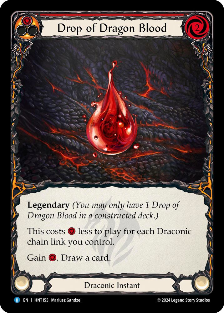 Drop of Dragon Blood (Red), Standard, front