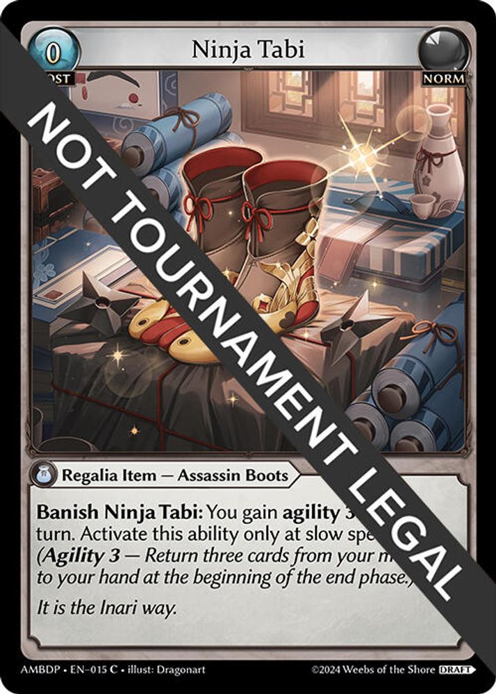 Ninja Tabi, Standard, front