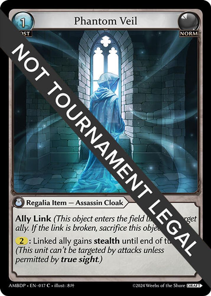Phantom Veil, Standard, front