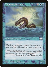 Tolarian Serpent, Weatherlight