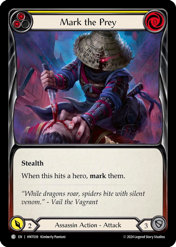Mark the Prey (Yellow), Standard, front