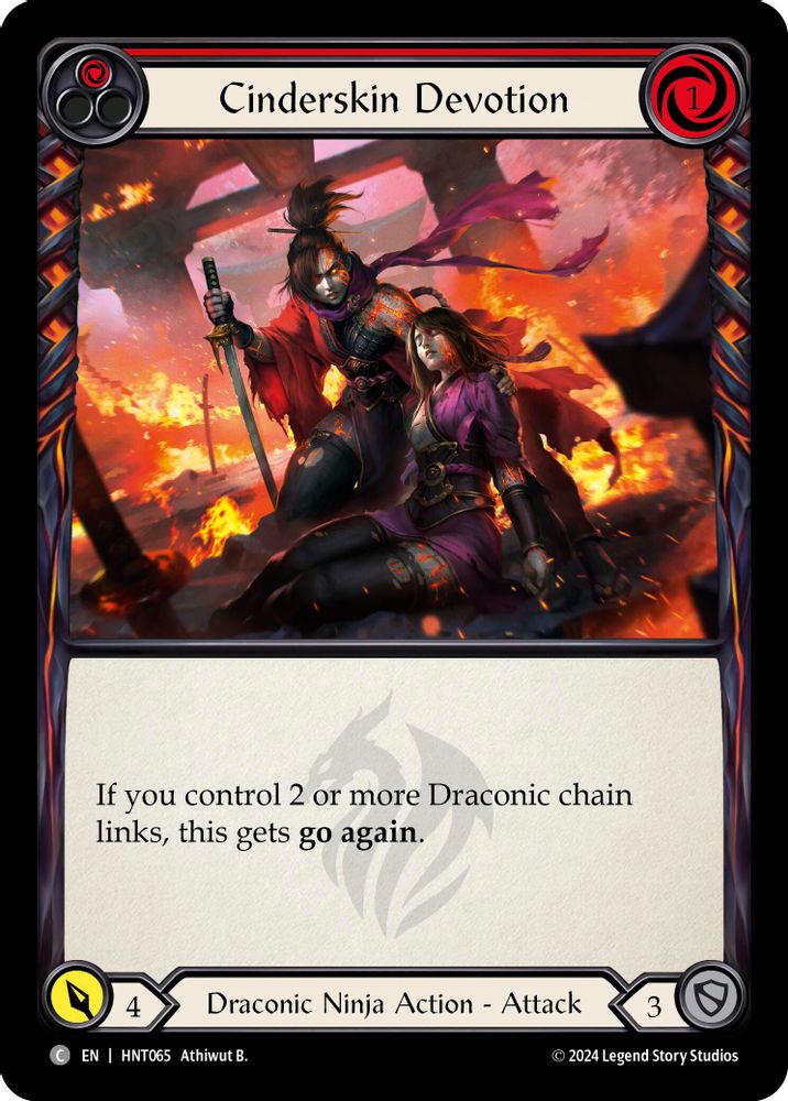 Cinderskin Devotion (Red), Standard, front