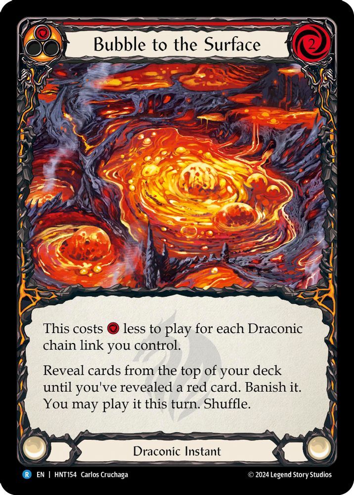 Bubble to the Surface (Red), Standard, front