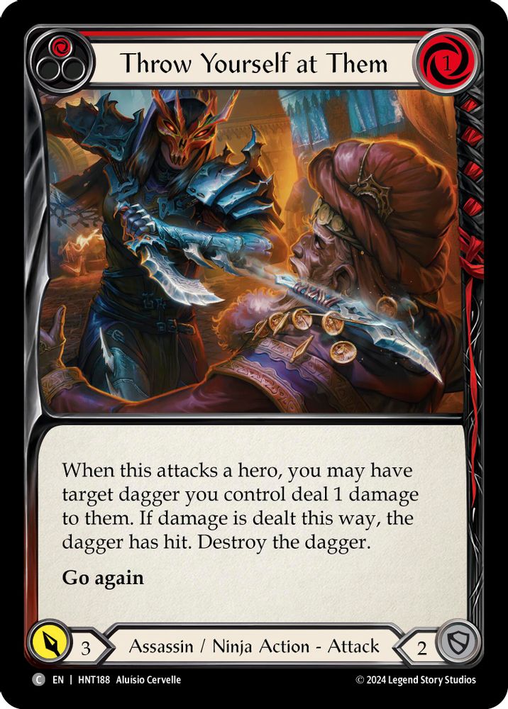 Throw Yourself at Them (Red), Standard, front