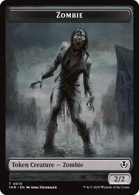 Zombie (0010) // Blood Double-Sided Token, Innistrad Remastered