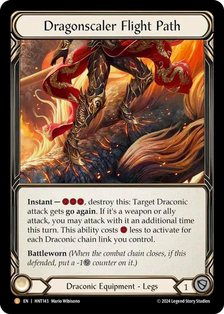 Dragonscaler Flight Path, Cold-foil, front