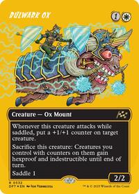 Bulwark Ox (Borderless) (First-Place Foil), Aetherdrift