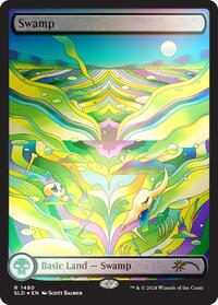 Swamp (1480) (Rainbow Foil), Secret Lair Drop Series