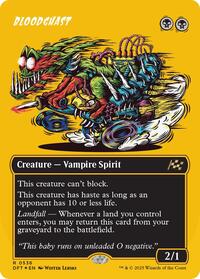 Bloodghast (Borderless) (First-Place Foil), Aetherdrift
