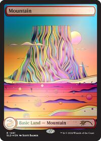 Mountain (1481) (Rainbow Foil), Secret Lair Drop Series